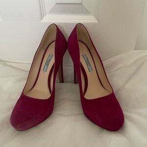 Prada Suede Heels